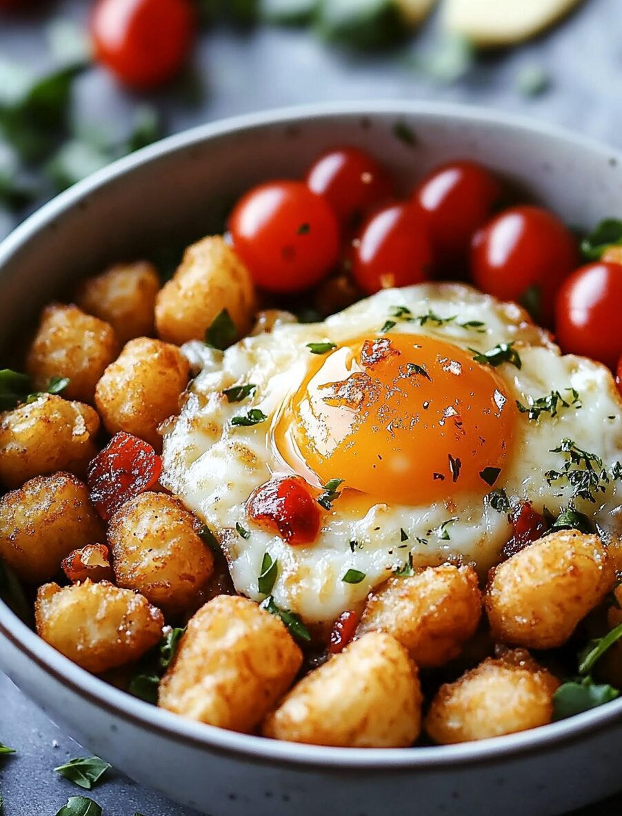 Tater Tot Breakfast Bowl
