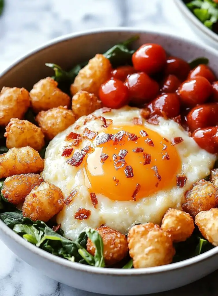Tater Tot Breakfast Bowl