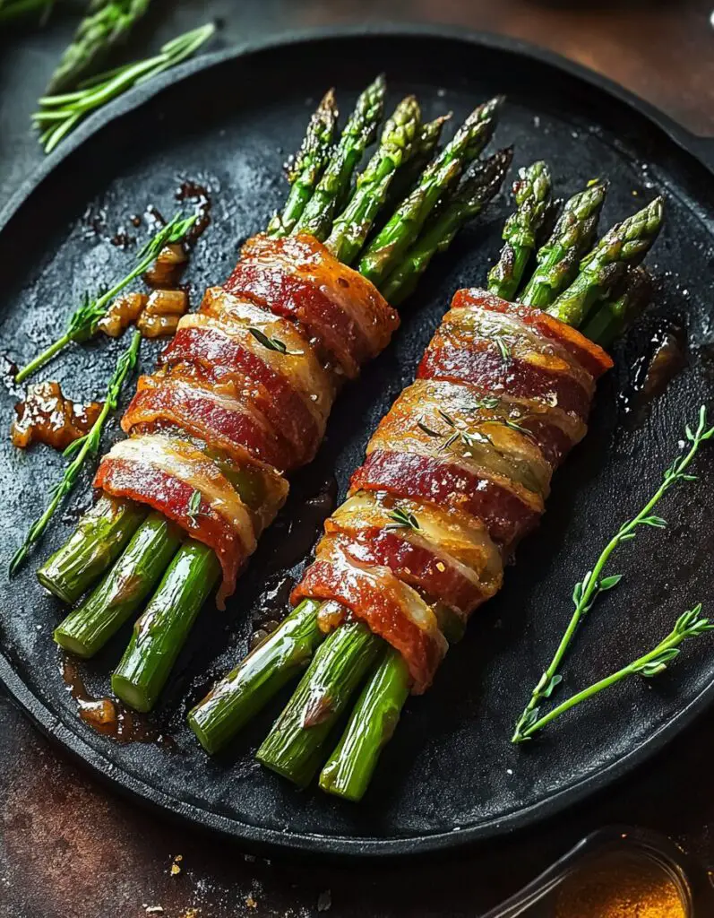 Bacon Wrapped Asparagus Bundles