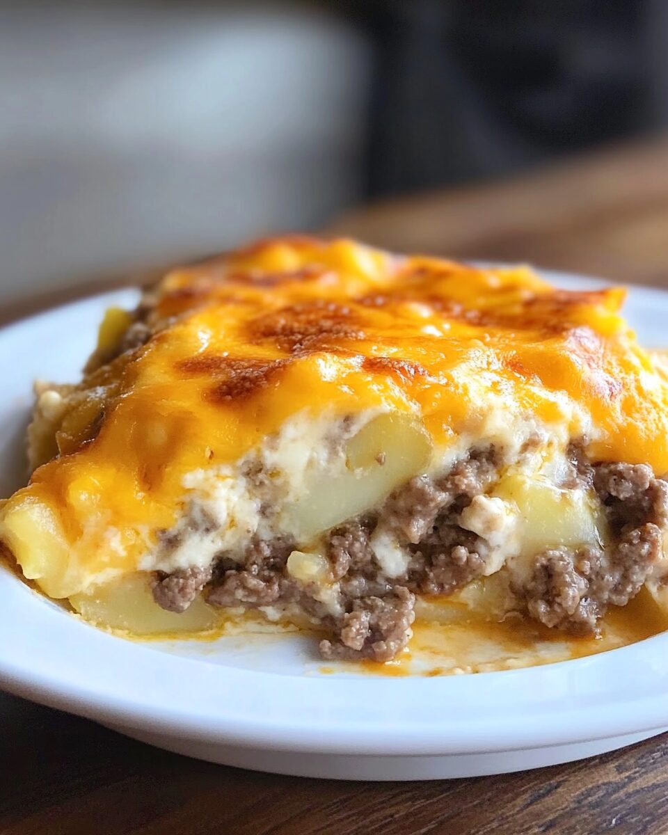 Hamburger Potato Casserole