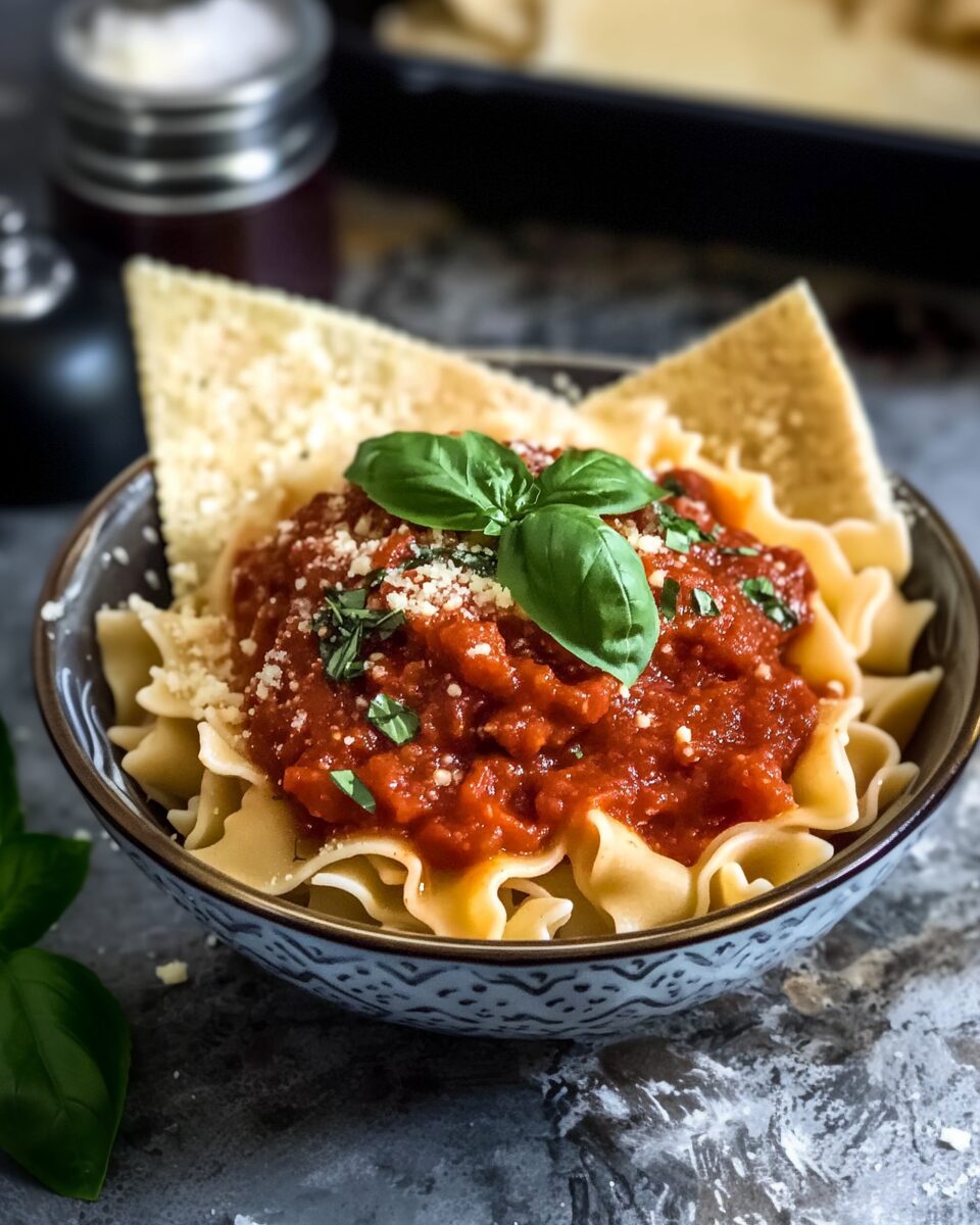Low-Carb Pasta Marinara