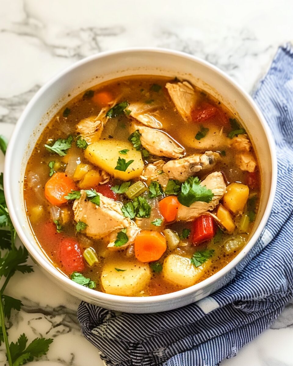 Beer-Braised Chicken Stew