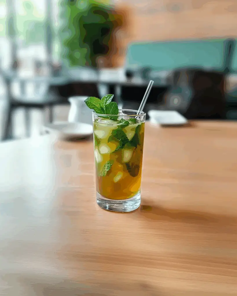 Matcha Mint Iced Tea