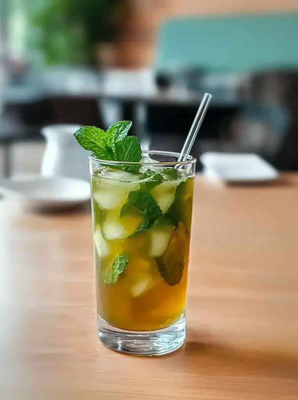 Matcha Mint Iced Tea