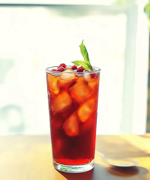 Pomegranate Iced Tea