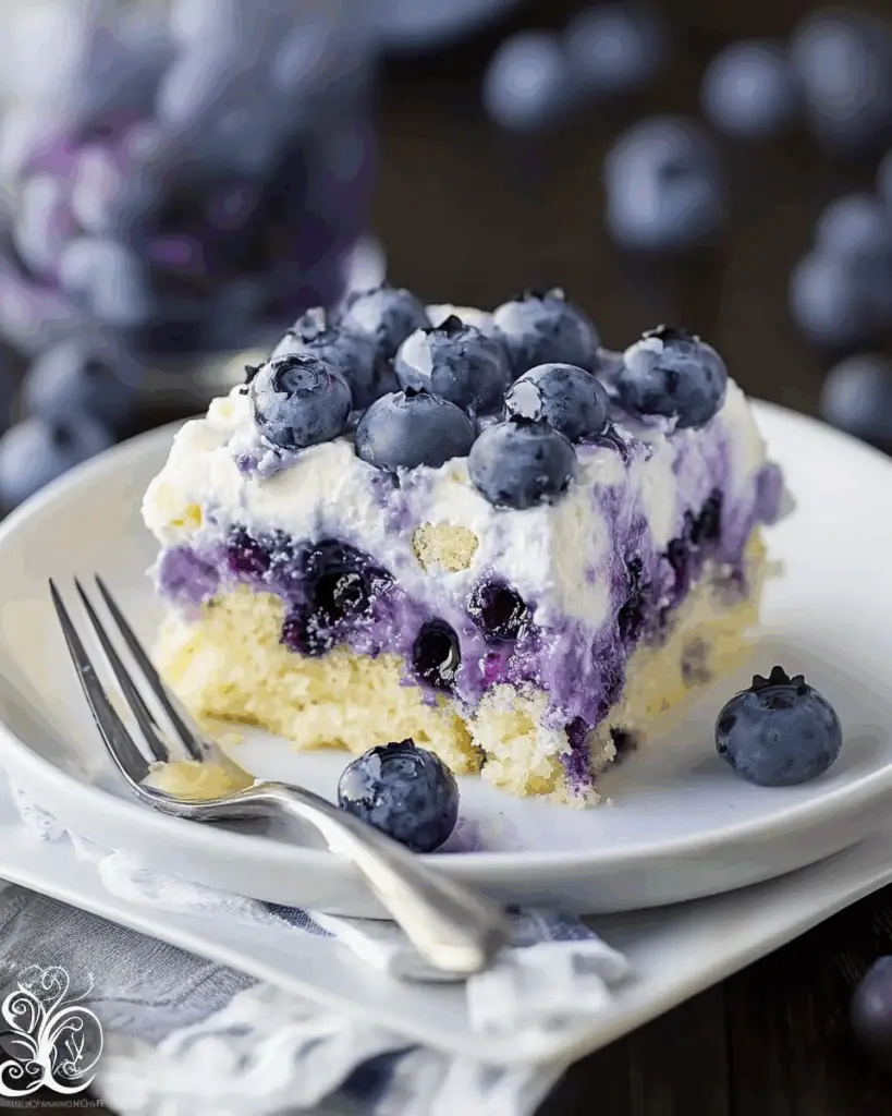 Blueberry Poke Cake