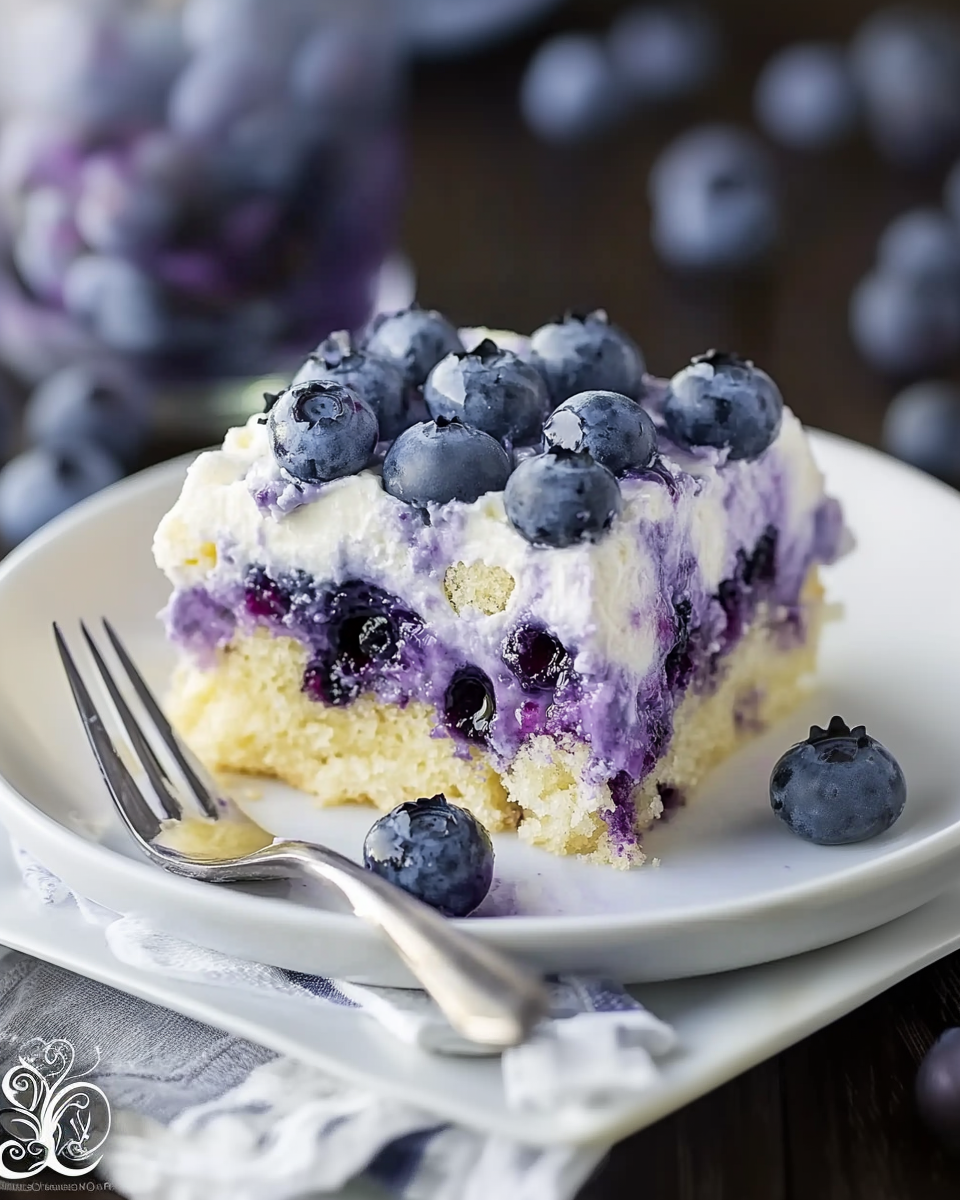Blueberry Poke Cake