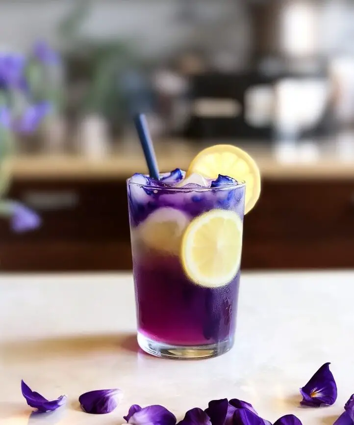 Butterfly Pea Flower Lemonade