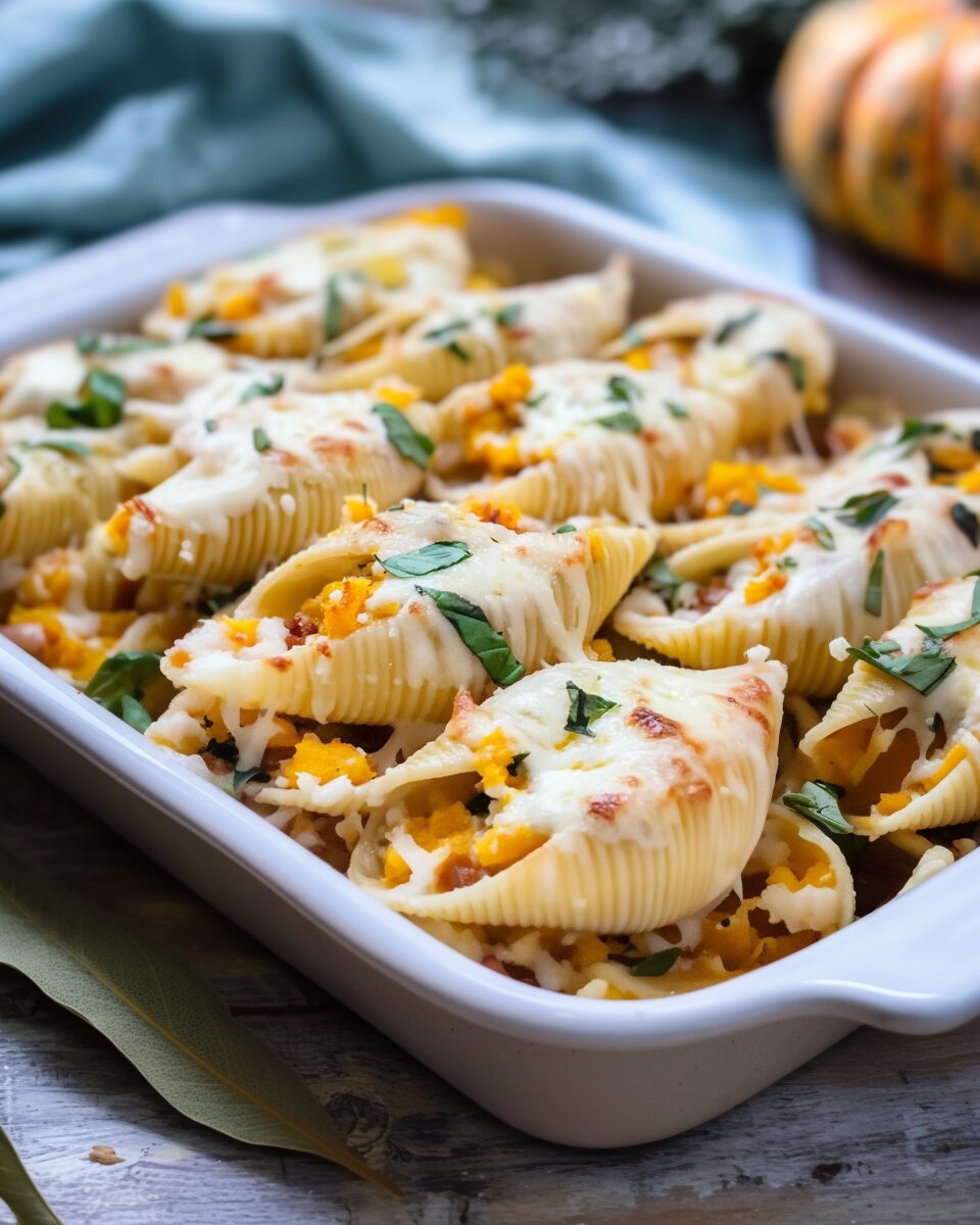 Butternut Squash Stuffed Shells