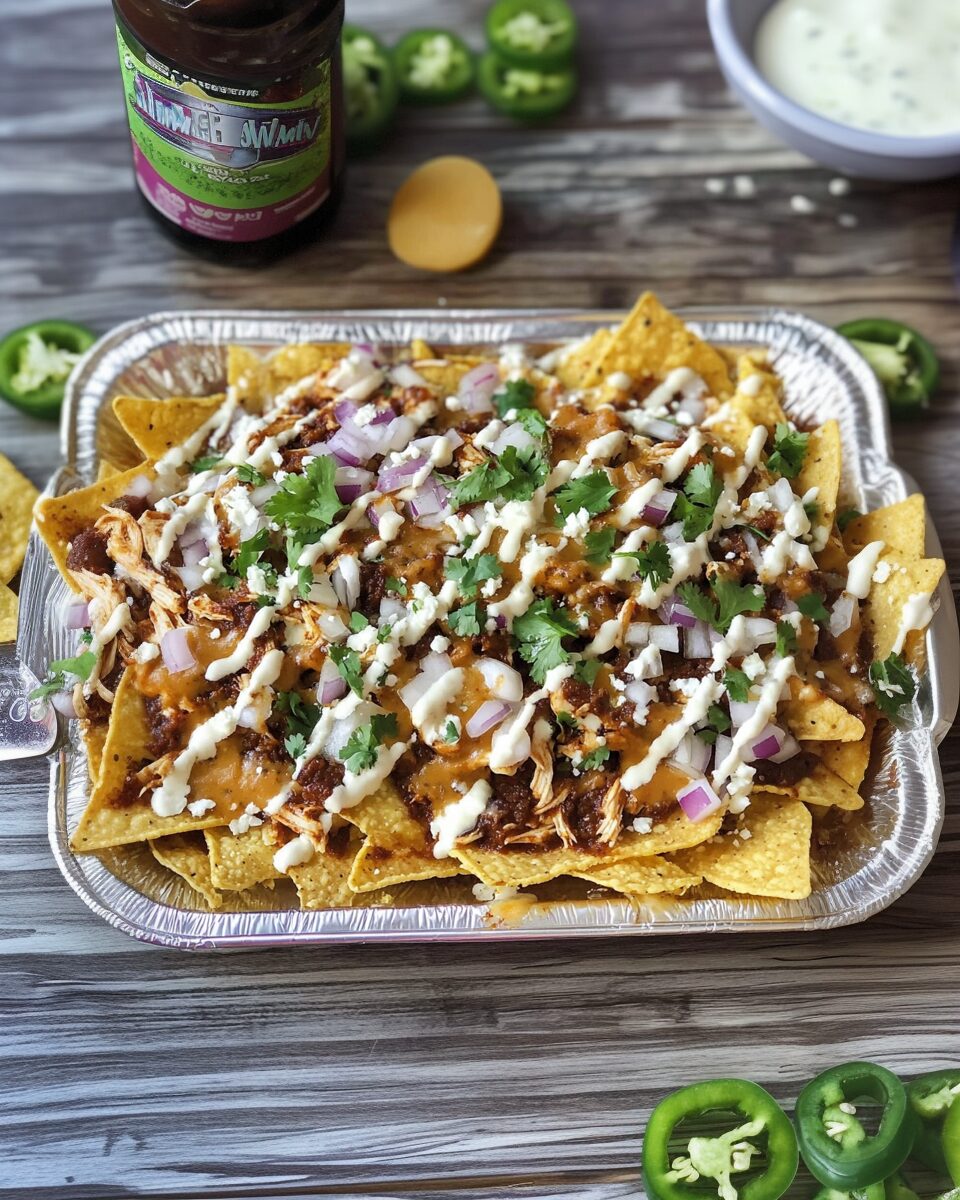 Chicken Mole Nachos