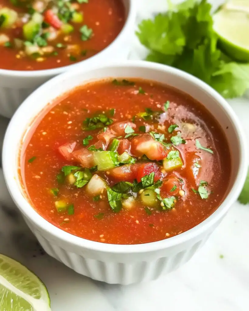 Easy Tomato Gazpacho Soup