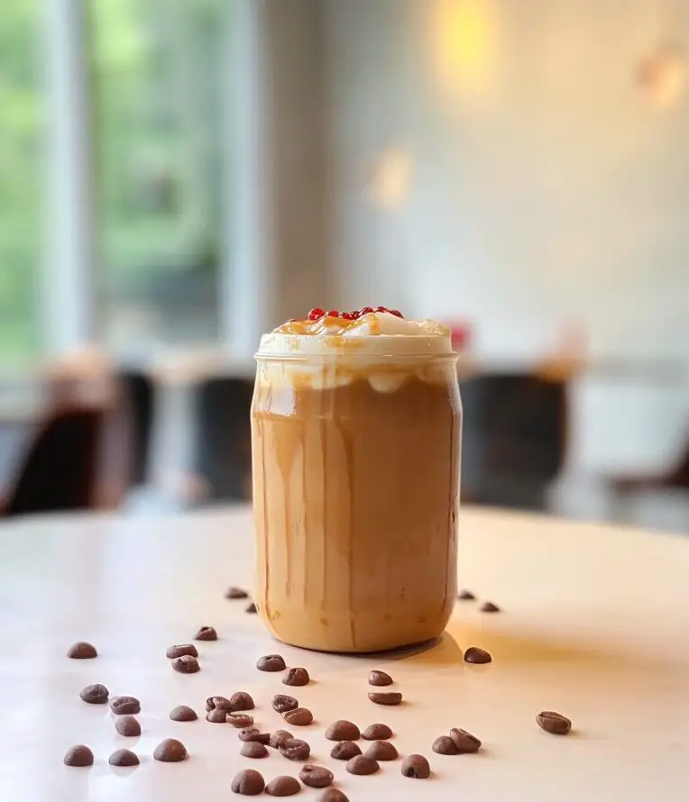 Iced Dulce de Leche Latte