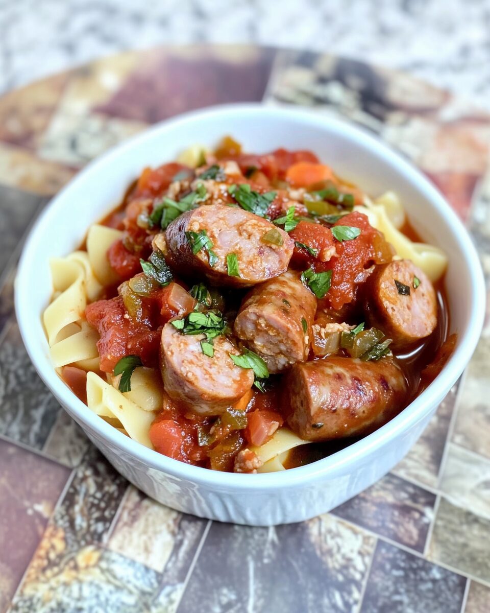 Instant Pot Sausage Cacciatore