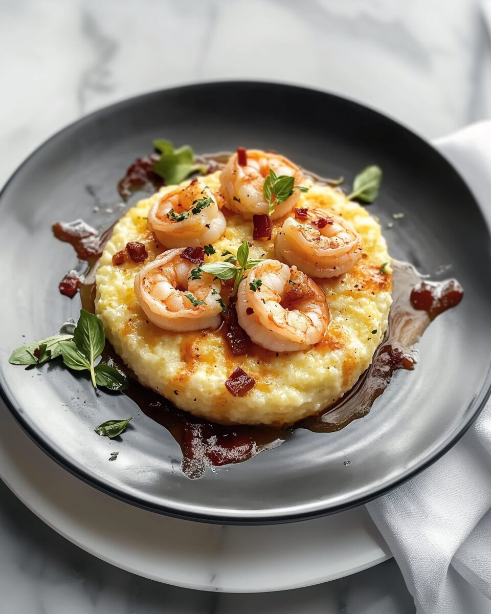 Keto Shrimp and Cheesy Grits