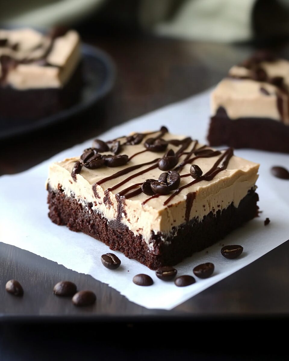 Low Carb Double Espresso Brownies