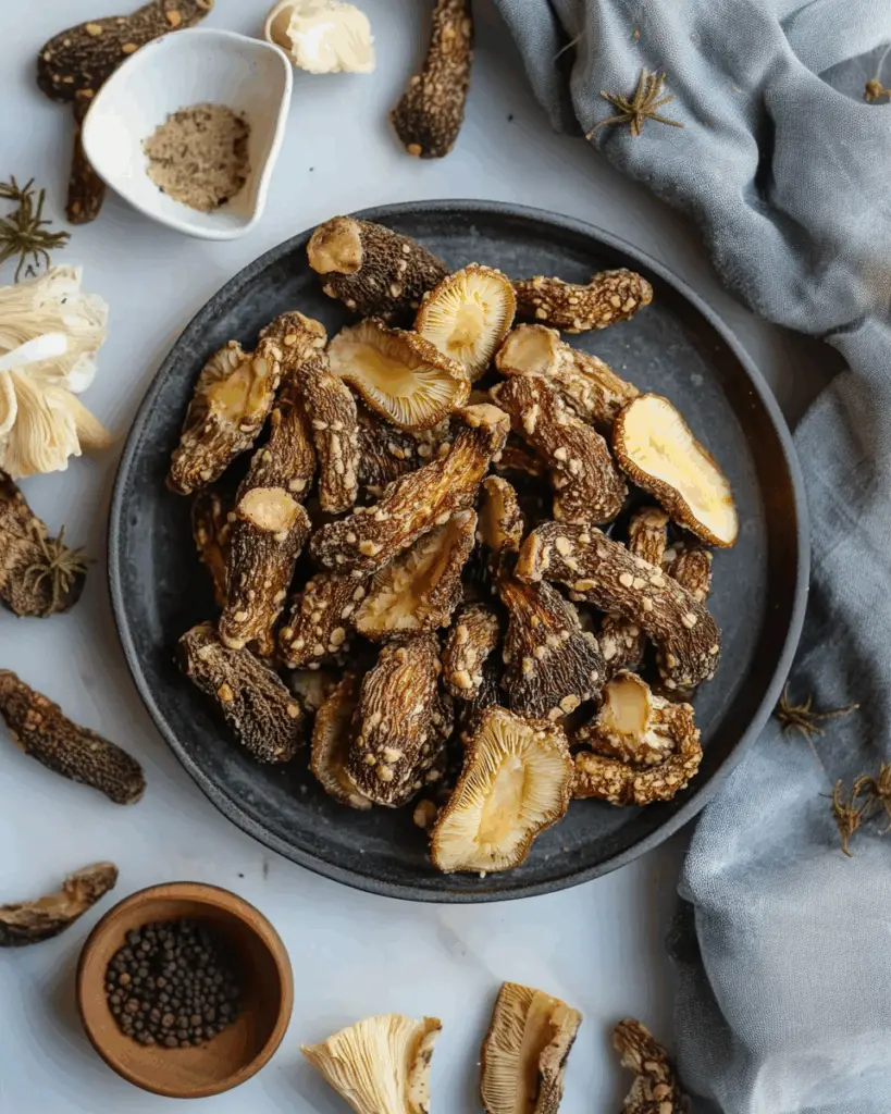 Pan-Fried Morel Mushrooms