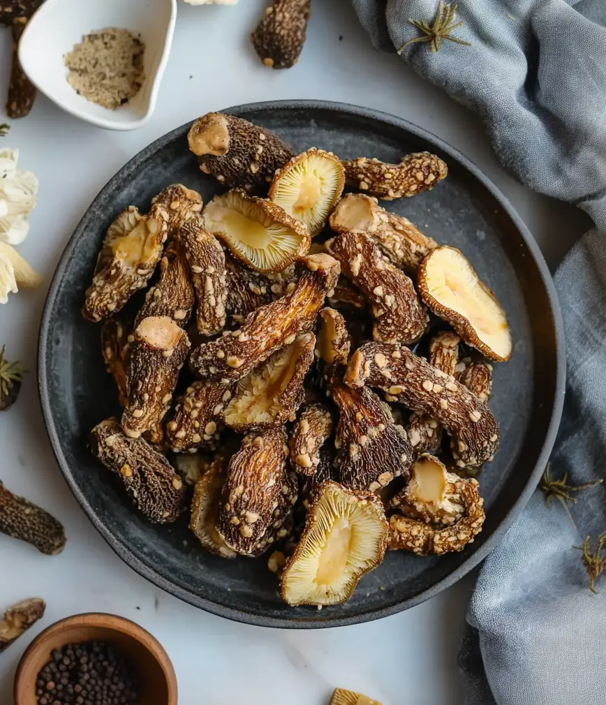 Pan-Fried Morel Mushrooms
