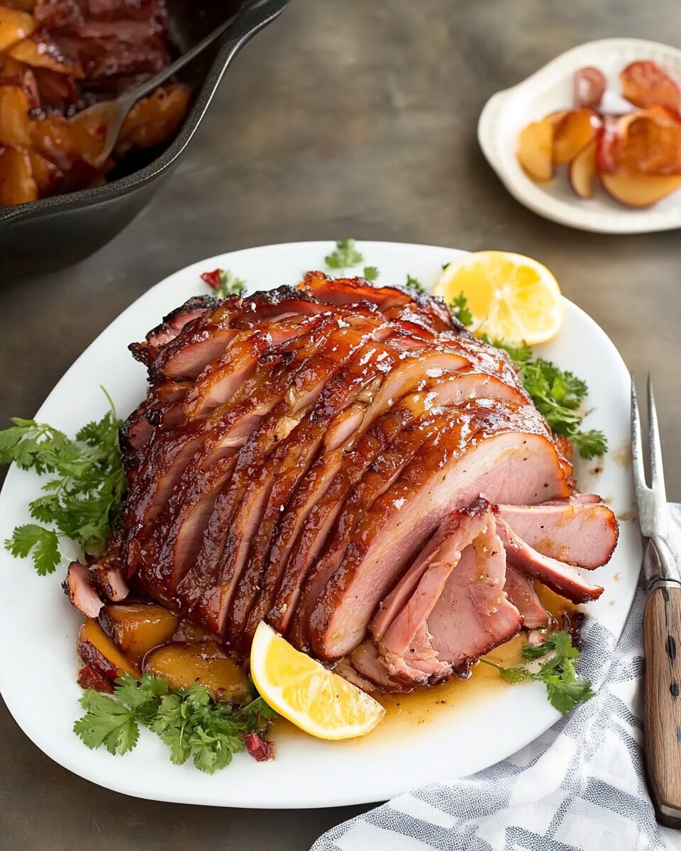 Sticky Glazed Asian Ham