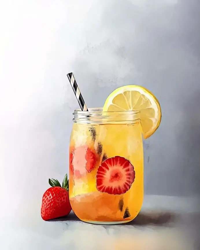Strawberry Green Tea Lemonade
