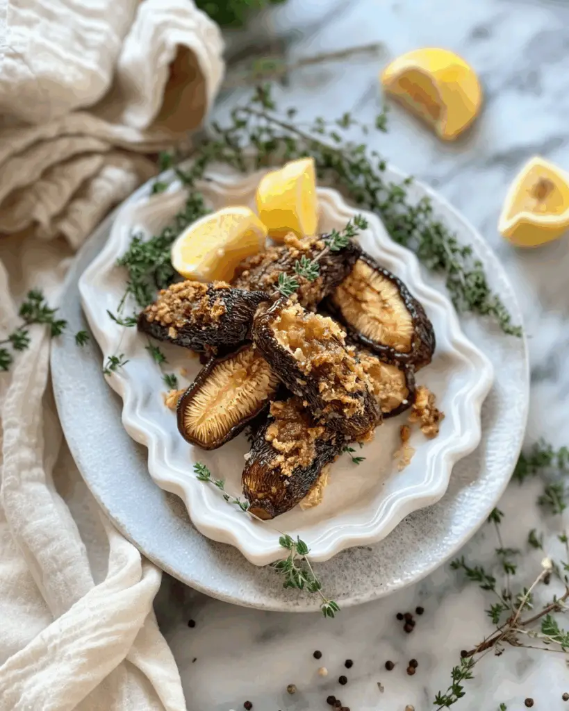 Stuffed Morel Mushrooms