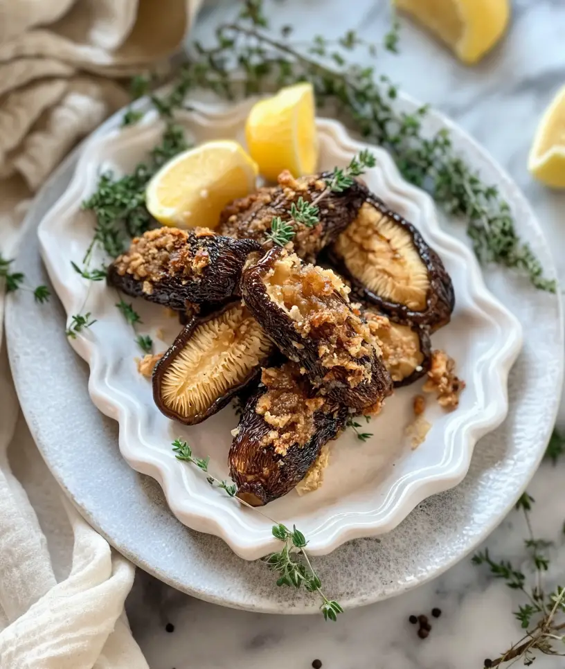 Stuffed Morel Mushrooms