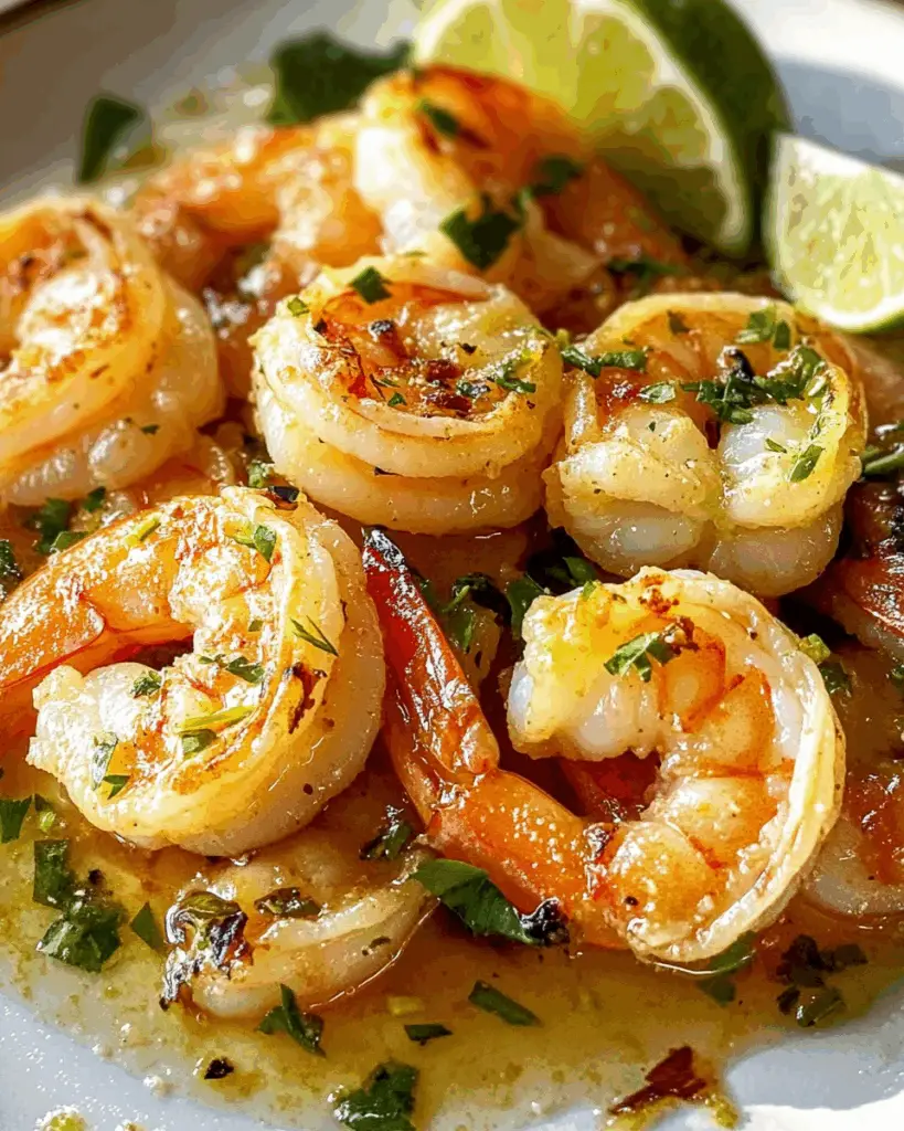 Garlic Honey Lime Shrimp