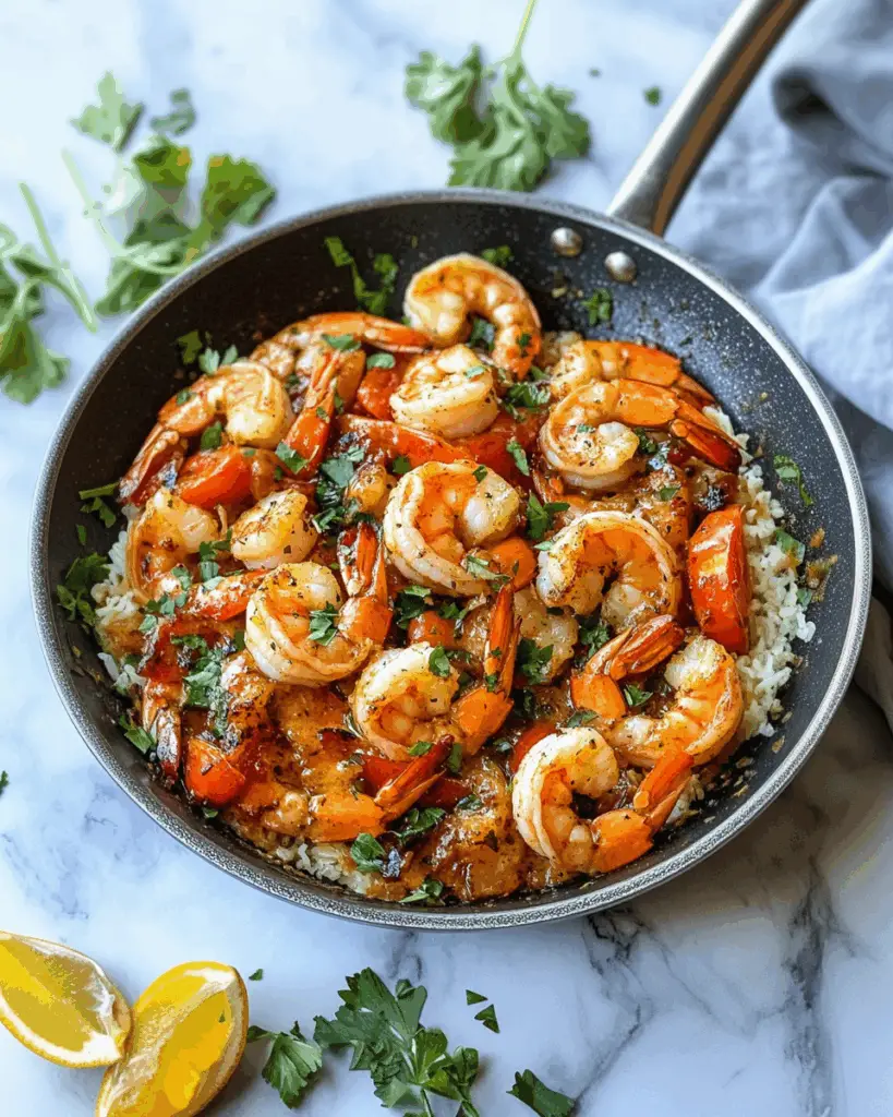 Garlic Shrimp Skillet