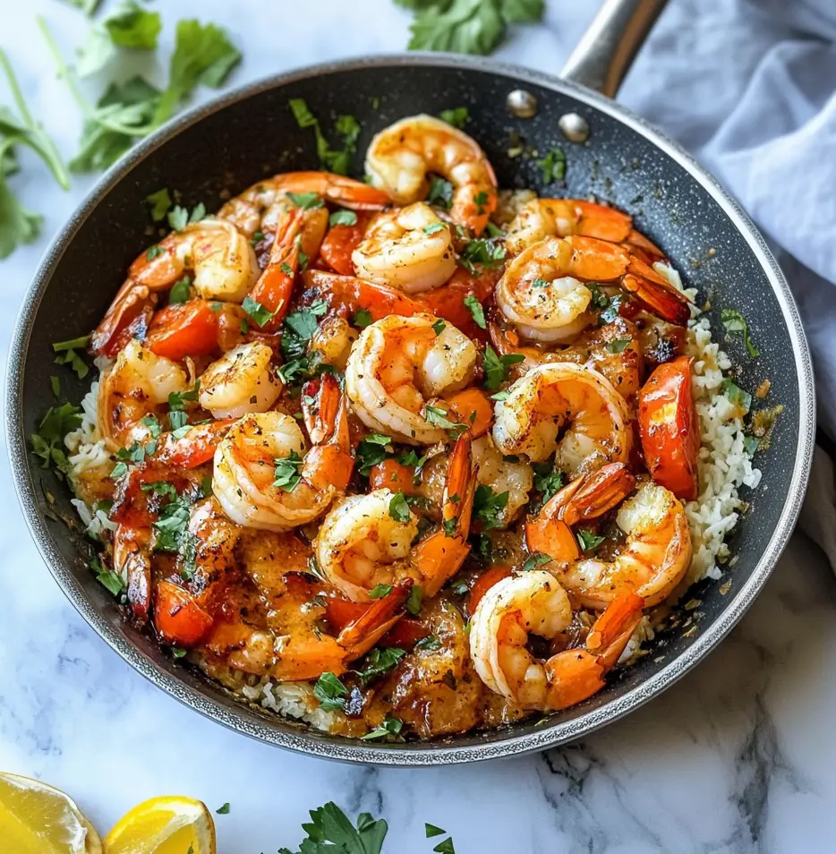 Garlic Shrimp Skillet