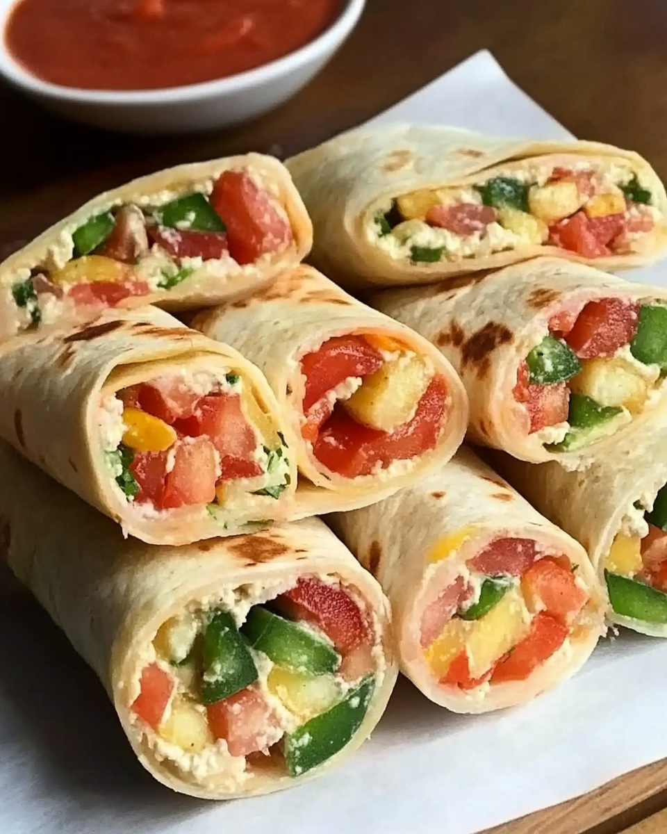 Mexican Tortilla Wrap Roll-Ups