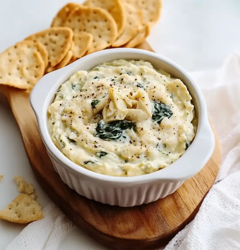 Spinach Artichoke White Bean Dip