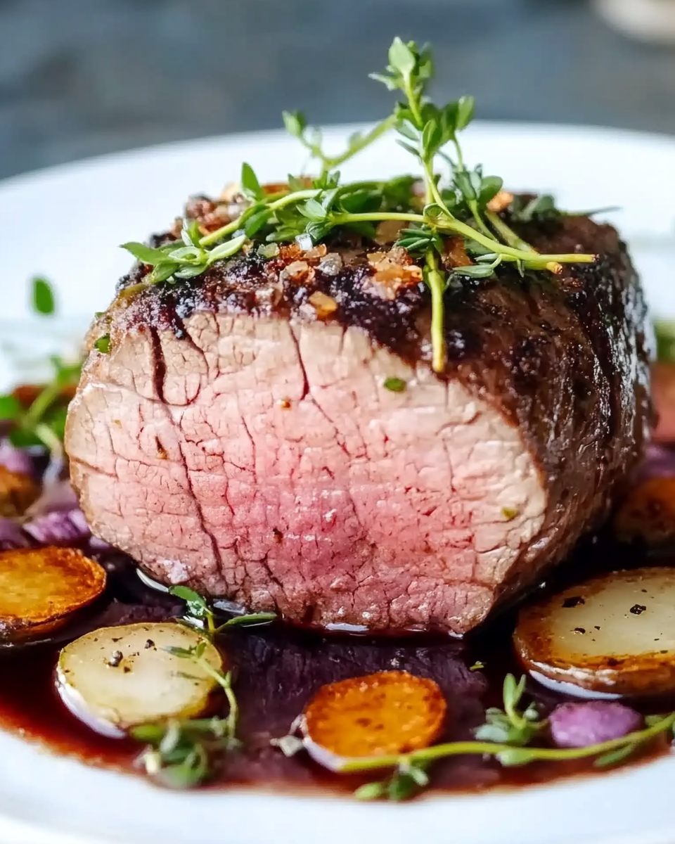 Wine Roasted Beef Tenderloin