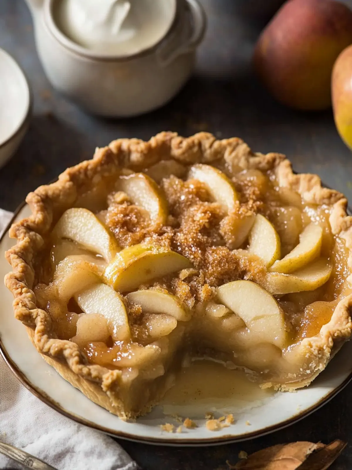 Delicious Pear Pie with Almond Streusel Your New Favorite Dessert 2 Pear Pie