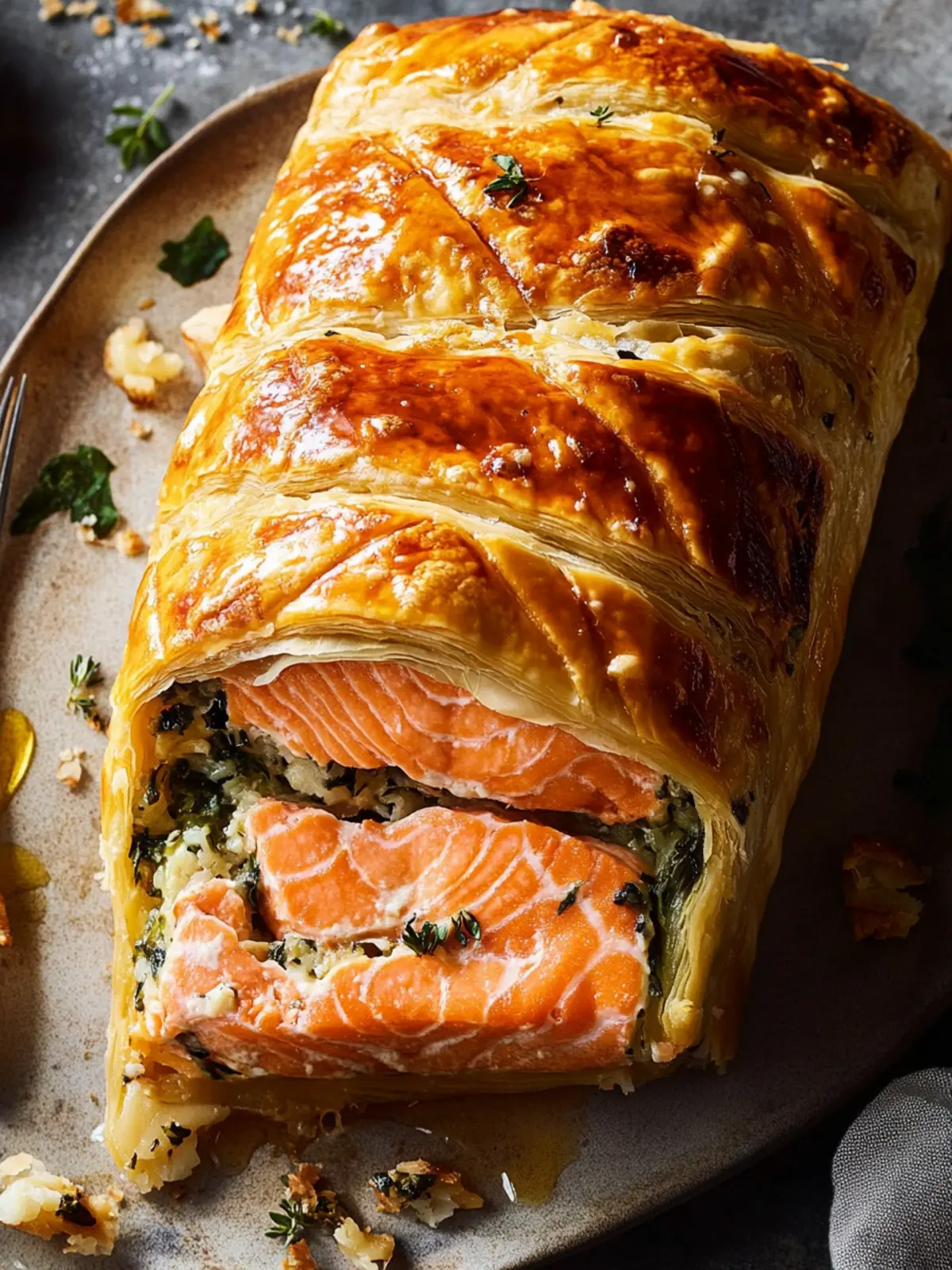 Savory Salmon En Croute: An Effortless Elegant Dinner 2 Salmon En Croute