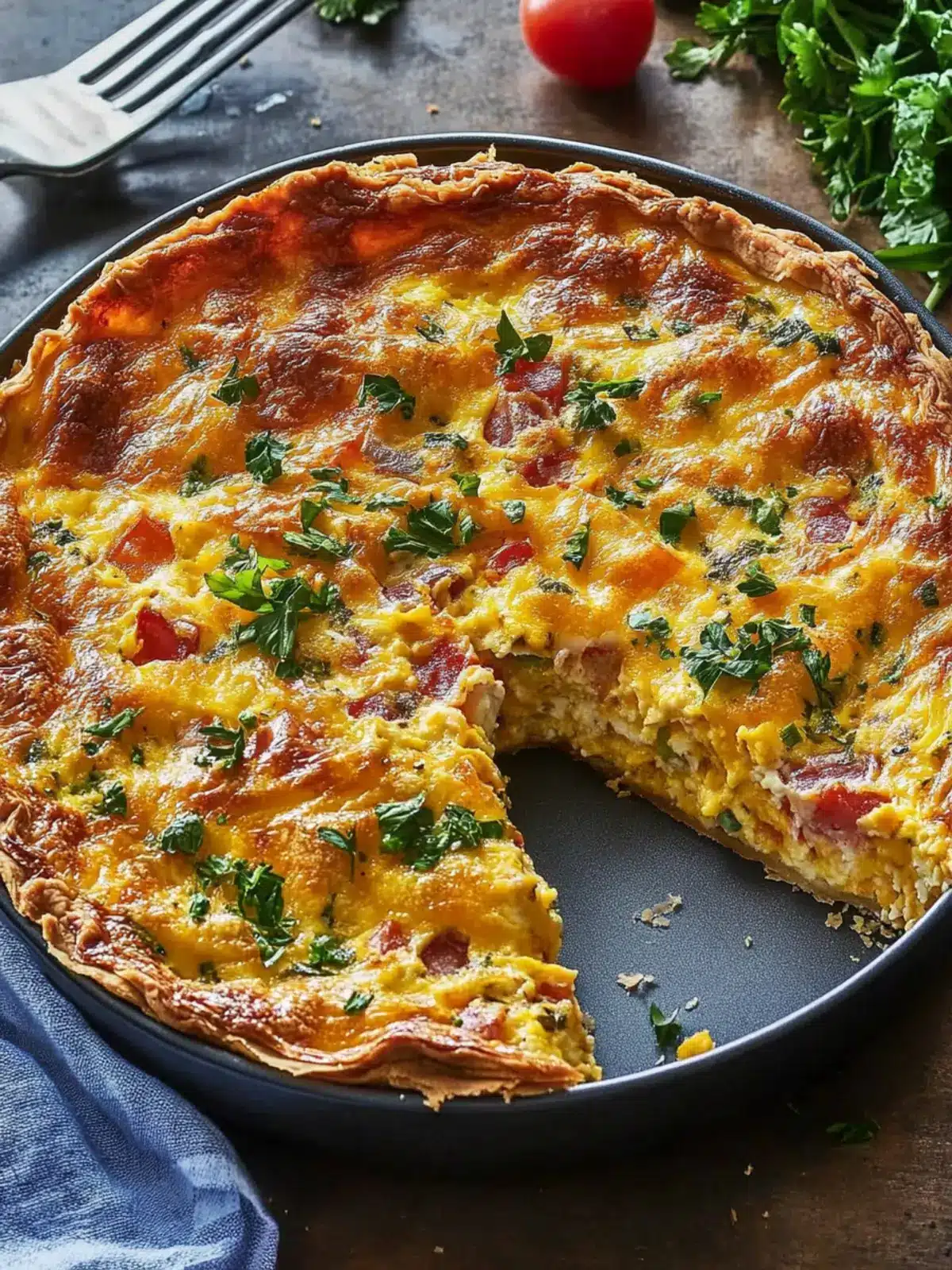 Crustless Quiche