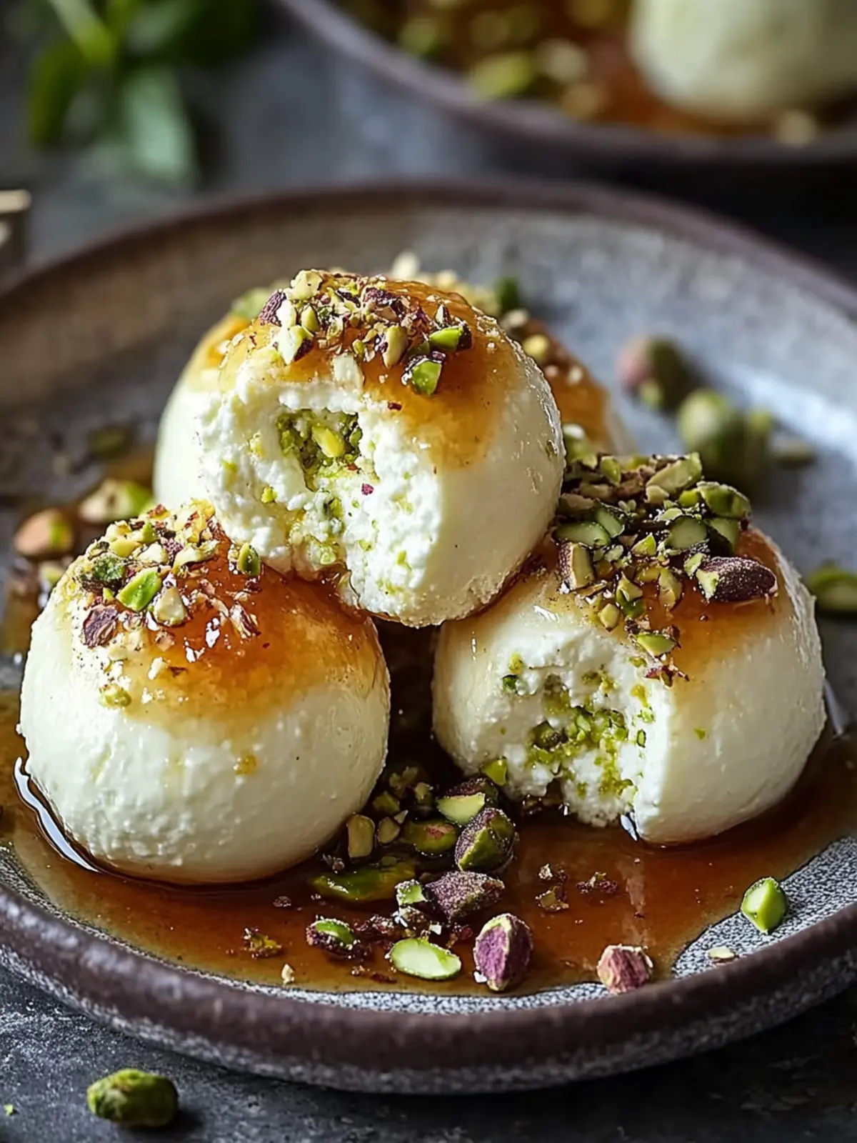 Savory Sweet Ricotta Pistachio Honey Bites You’ll Love 4 Ricotta Pistachio Honey Bites