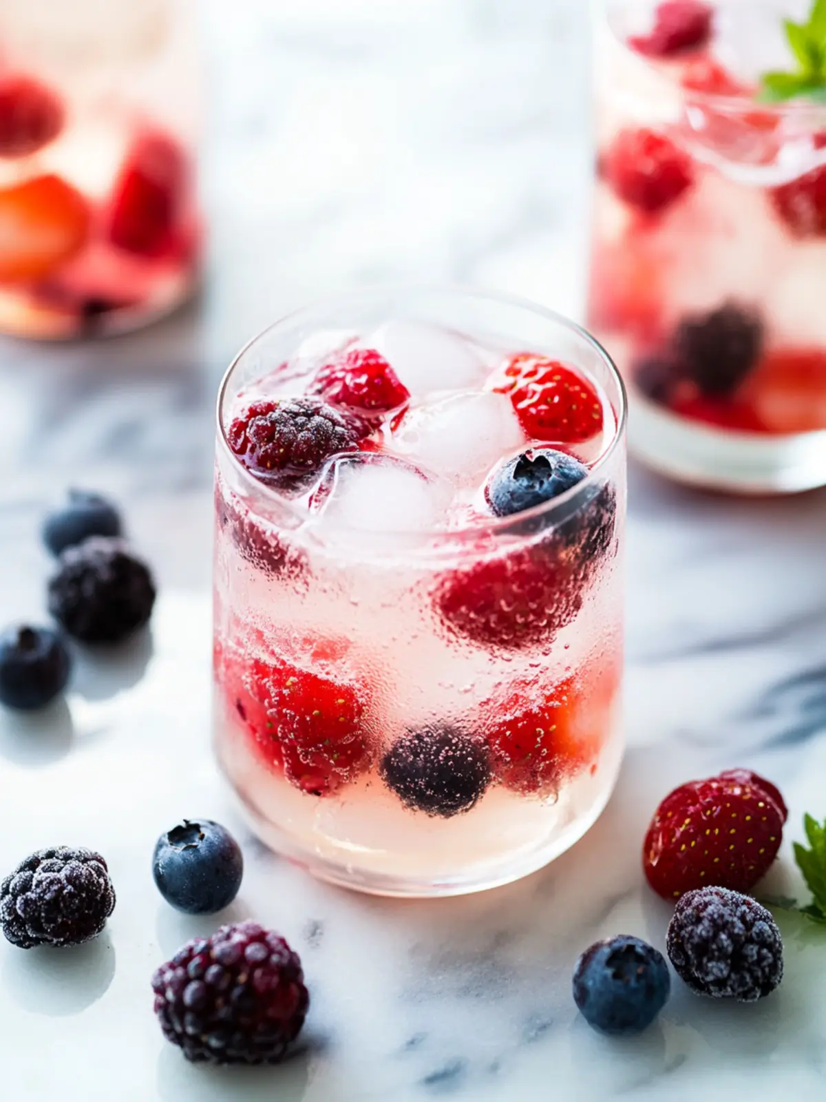 Cool Down with Triple Berry Sparklers for a Summer Refresh! 4 Triple Berry Sparklers