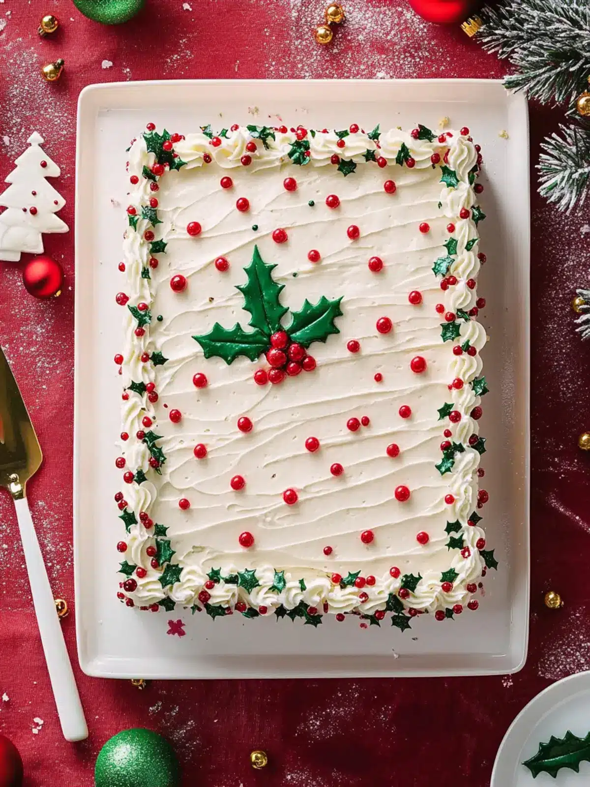 Festive Christmas Sheet Cake That Steals the Dessert Show 3 Christmas Sheet Cake