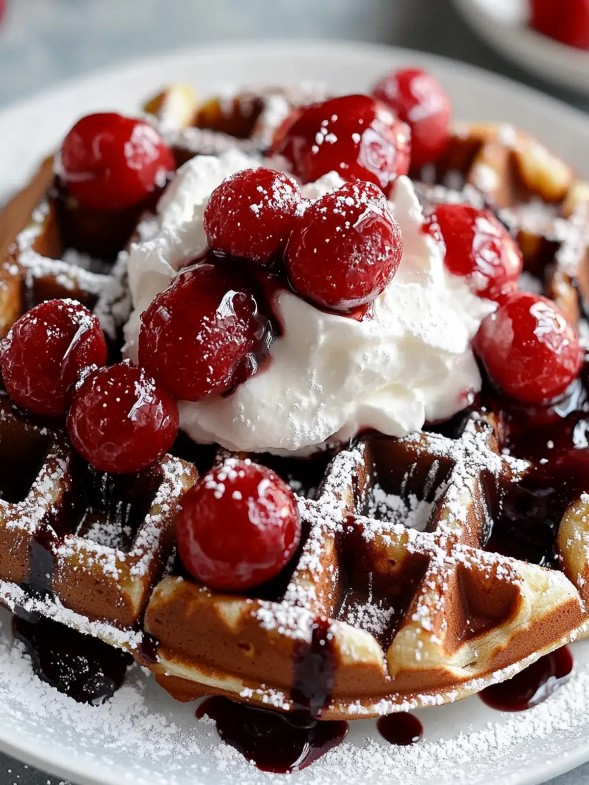 Black Forest Waffles