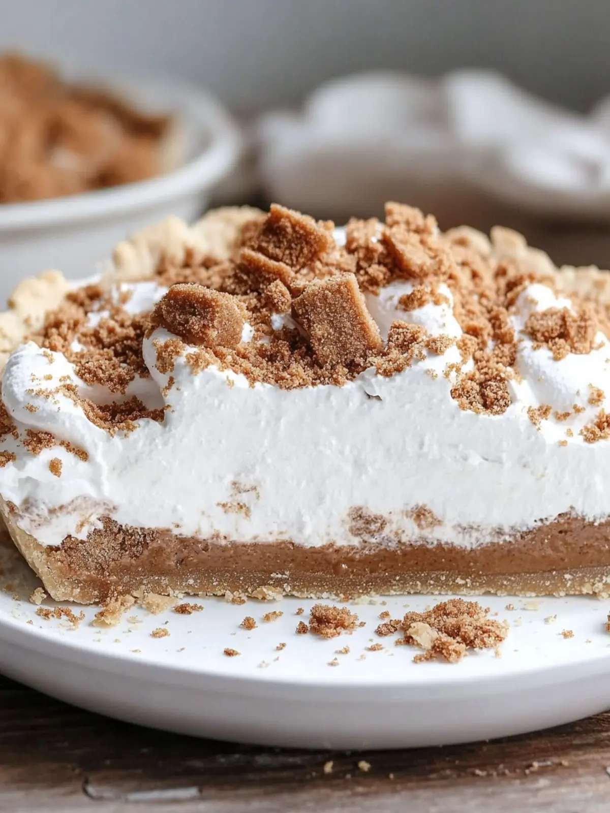 No-Bake Biscoff Lush Pie: Decadent Layers You'll Adore 5 No-Bake Biscoff Lush Pie
