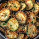 Crispy Garlic Parmesan Zucchini Chips