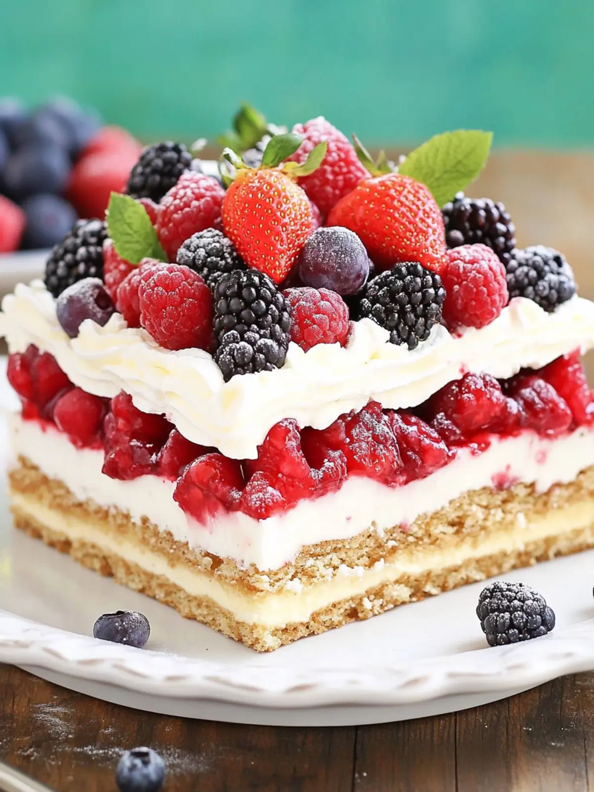 No-Bake Berry Icebox Cake