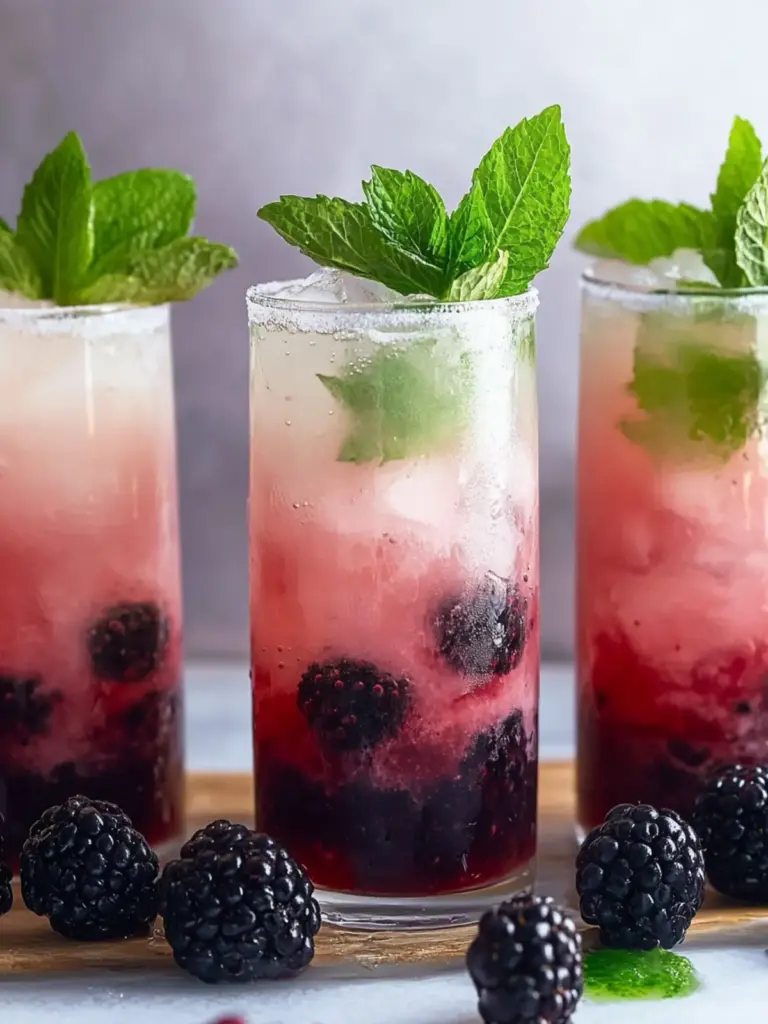 Blackberry Virgin Mojito