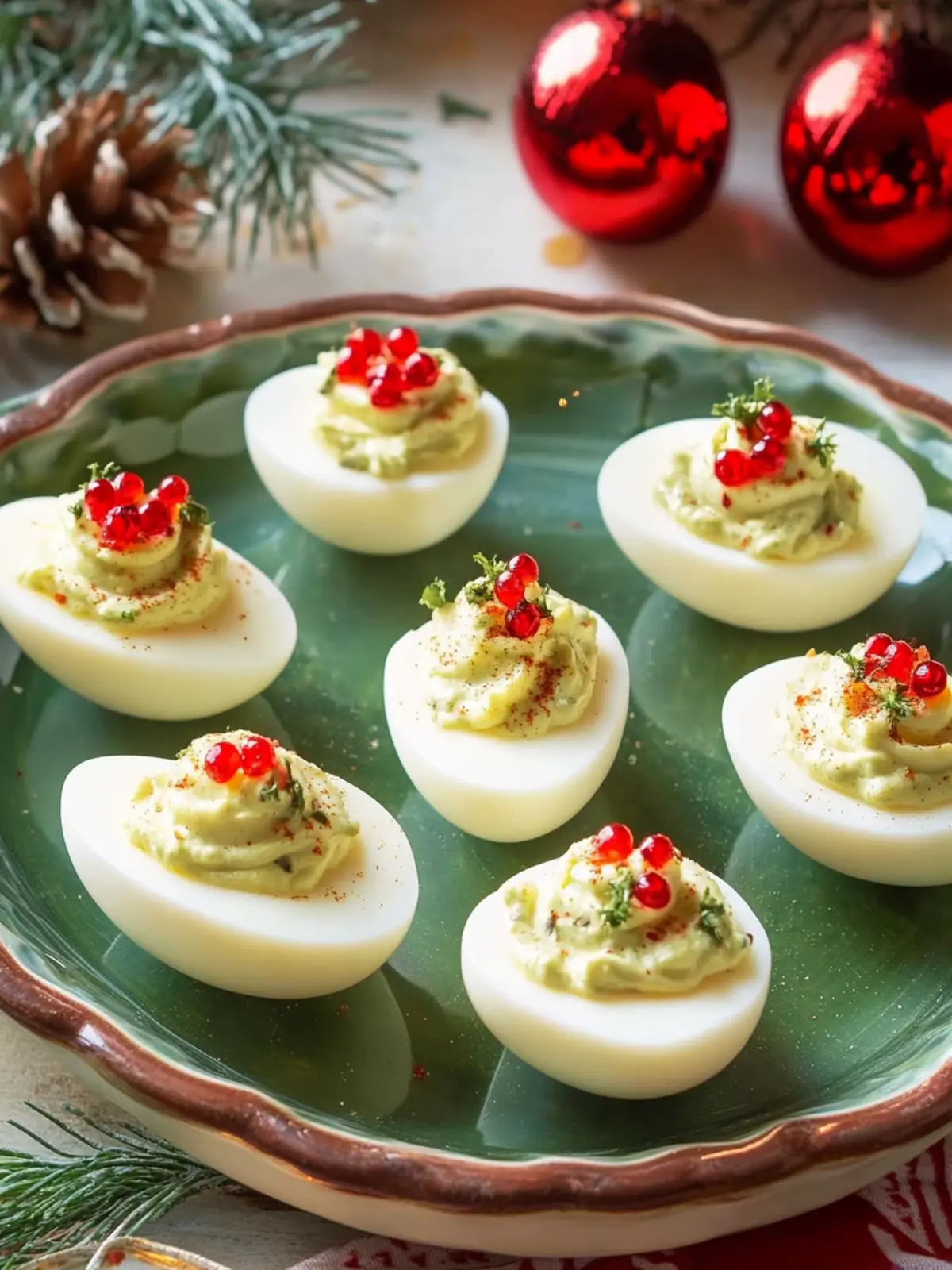 Christmas Deviled Eggs