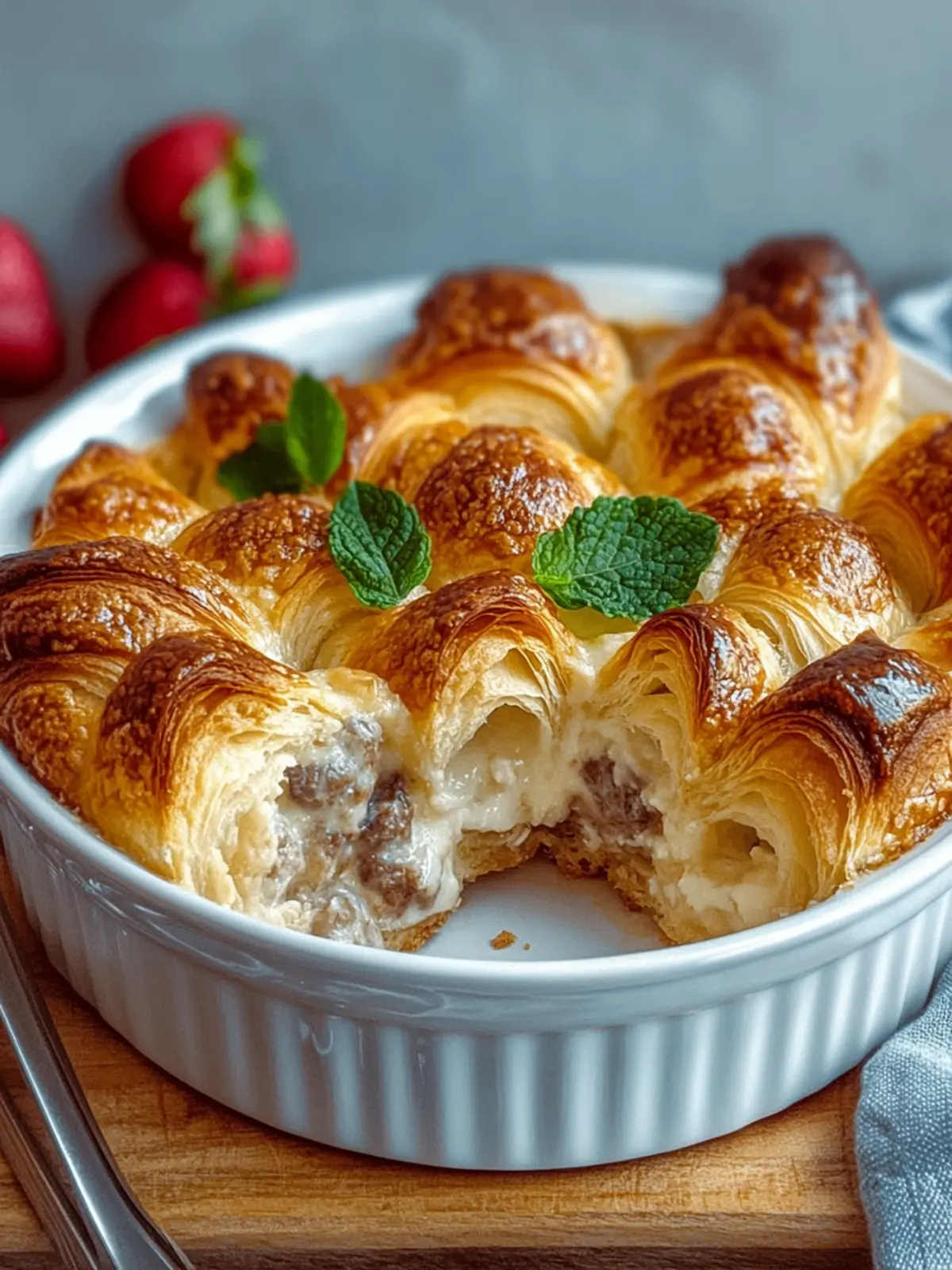 Croissant Breakfast Bake