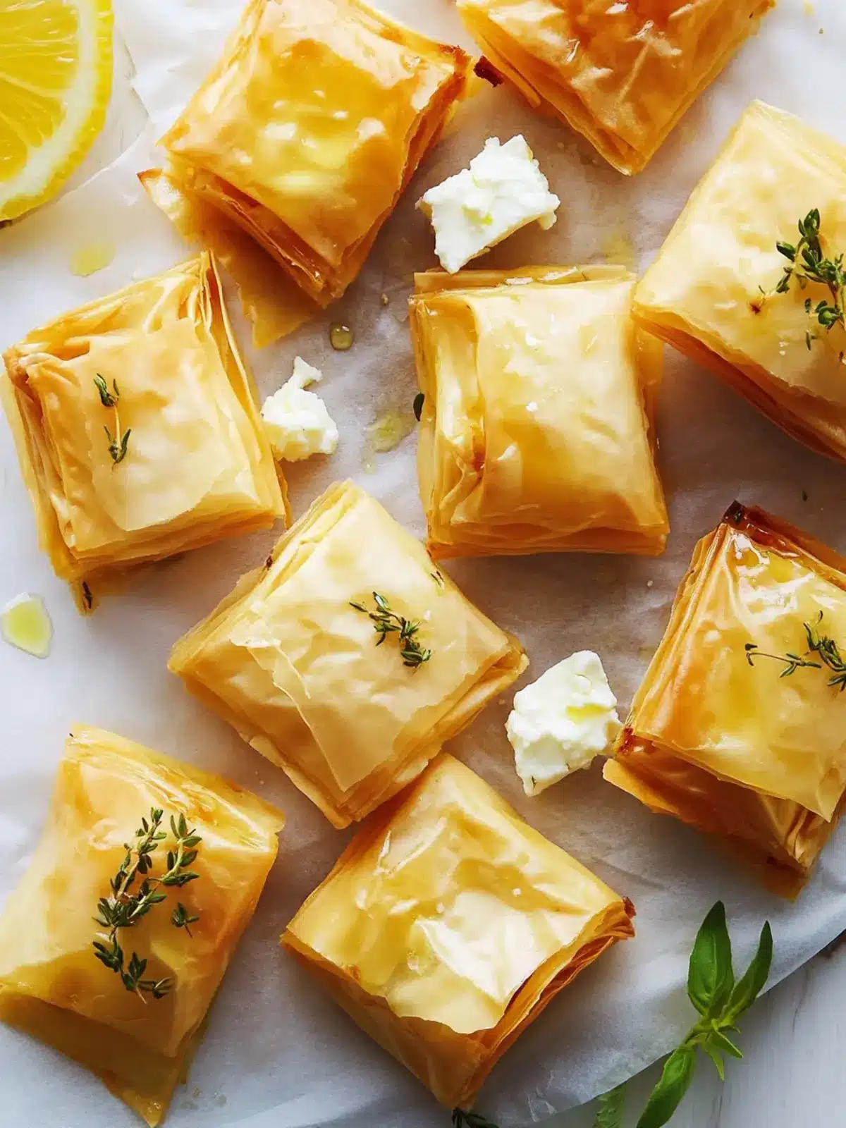 Mini Phyllo Feta Bites