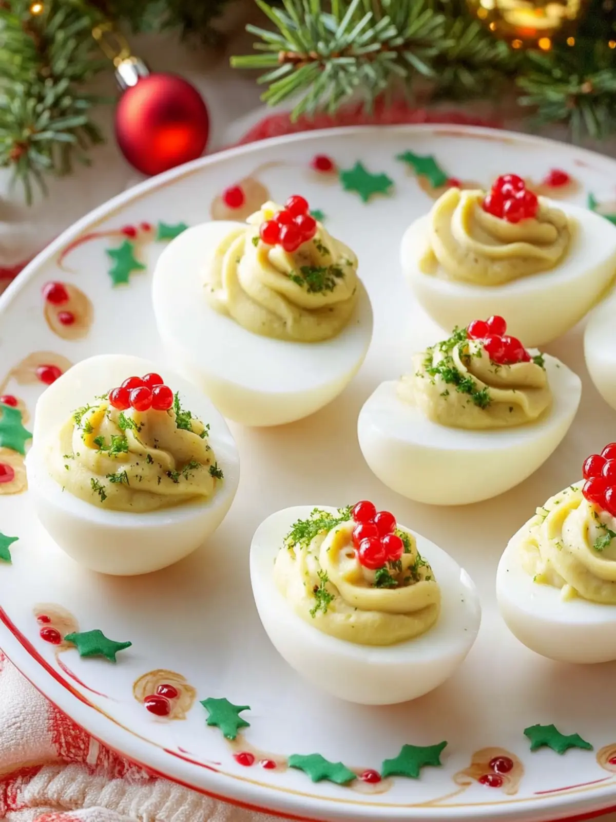 Christmas Deviled Eggs