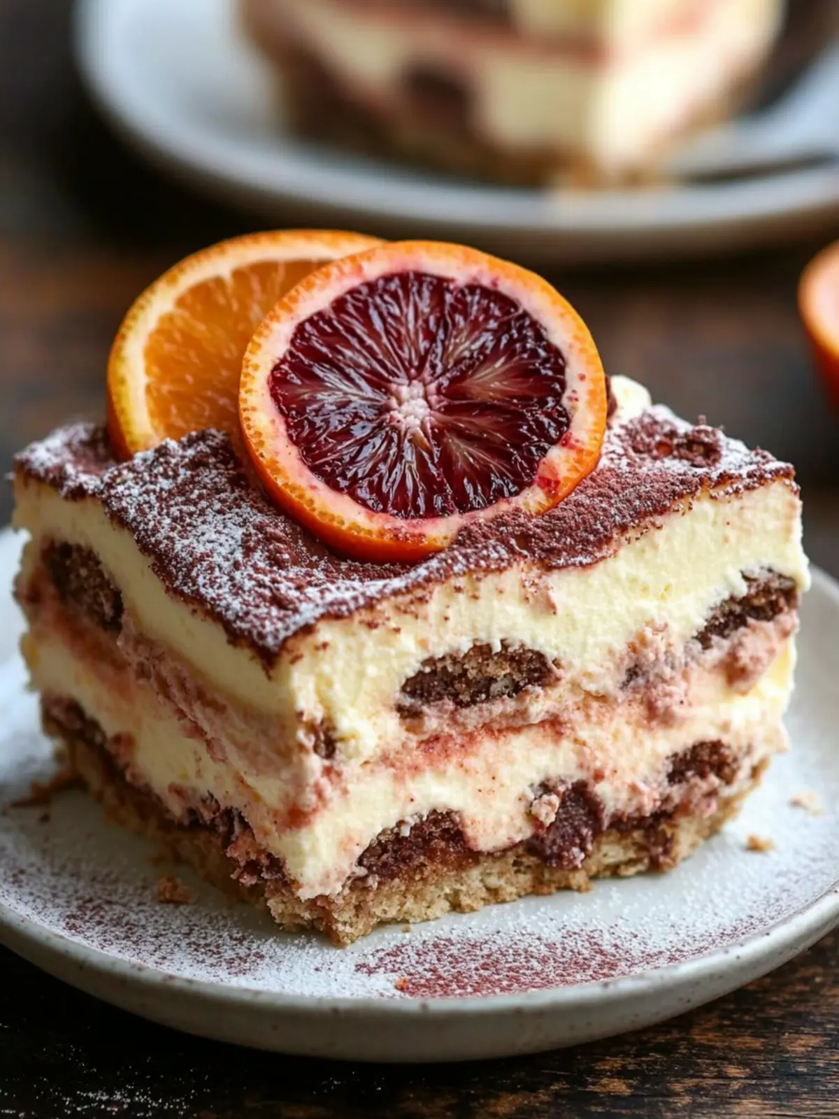 Easy Blood Orange Tiramisu