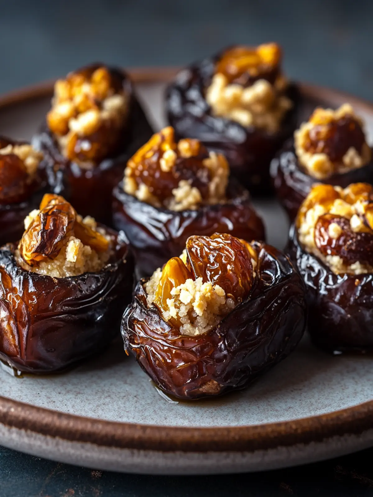 Roasted Stuffed Dates