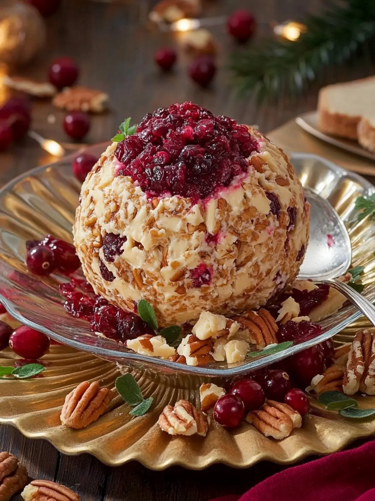 Cranberry-Pecan Cheese Ball