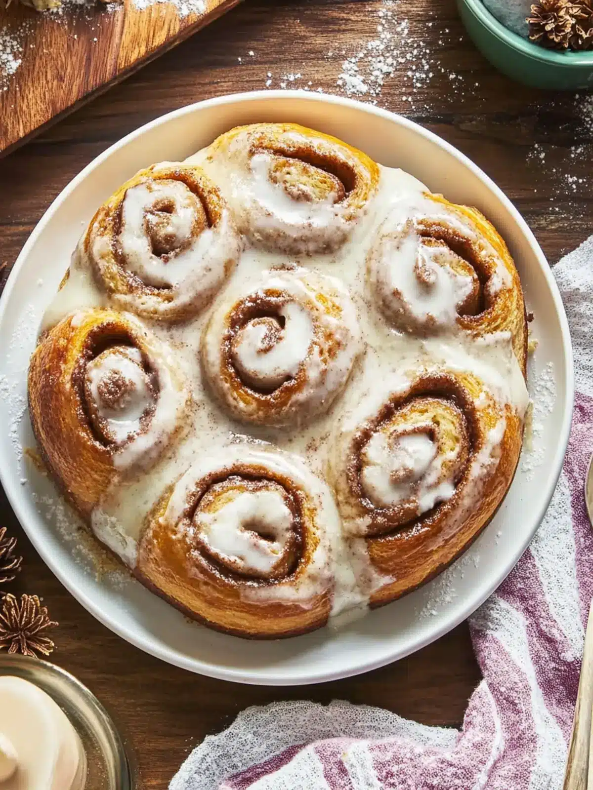 Delicious Gingerbread-Spiced Cinnamon Rolls for Cozy Mornings 4 Gingerbread-Spiced Cinnamon Rolls